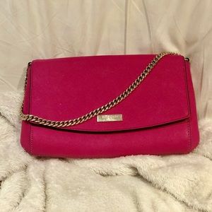 Hot Pink Kate Spade purse/clutch